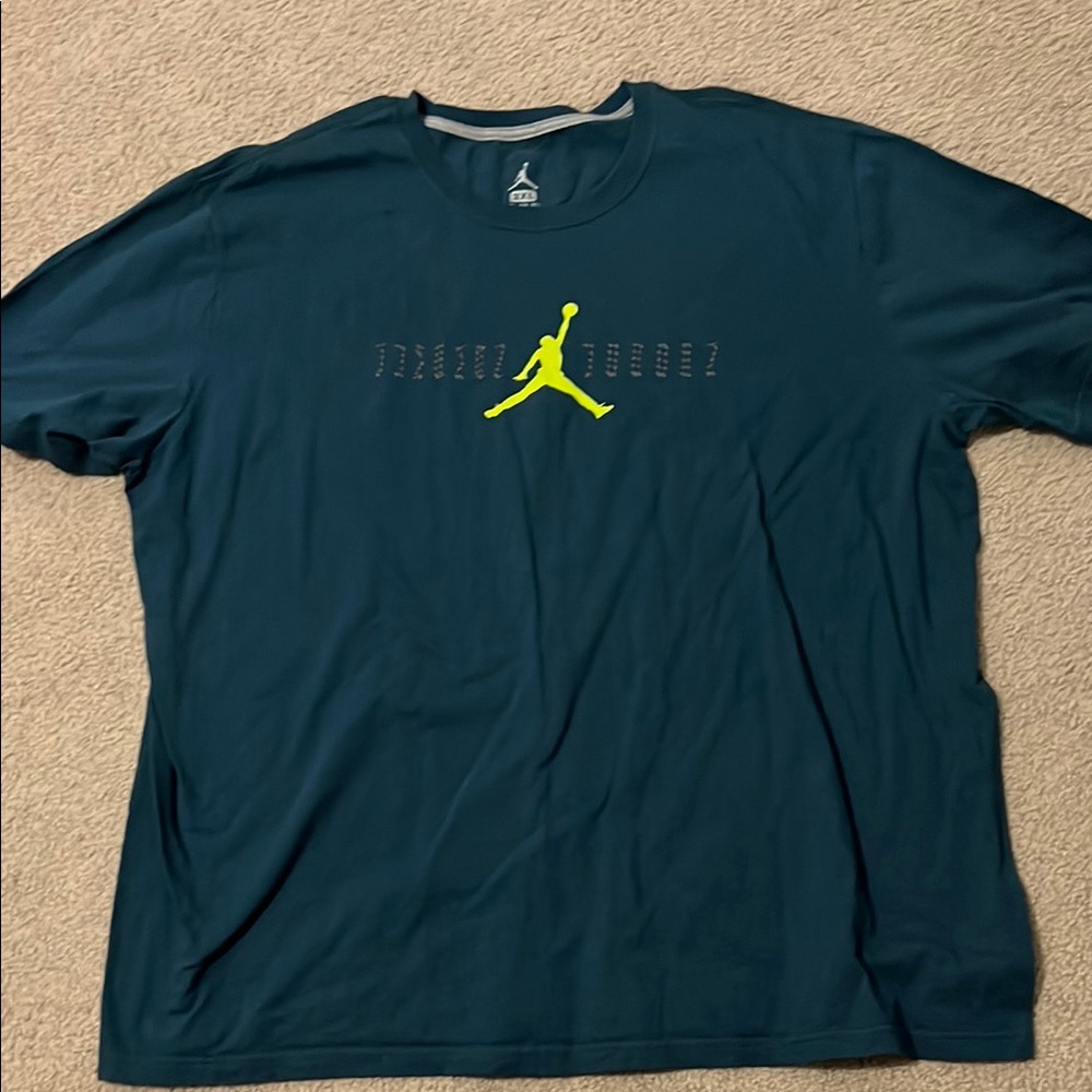 Jordan Men's Teal T-Shirt